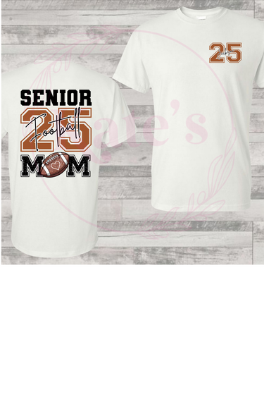 Custom Senior Football Mom Shirt